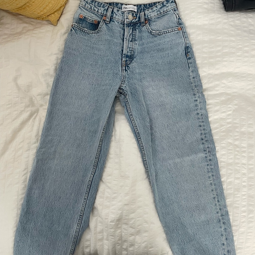 Zara High rise straight leg